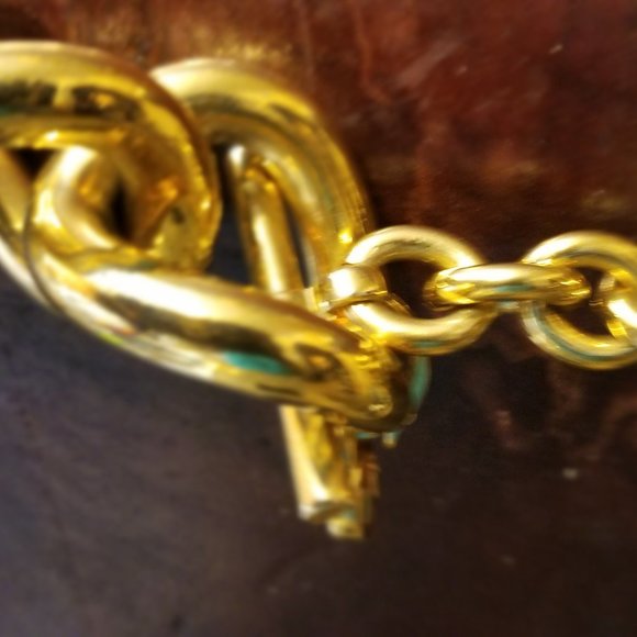 RARE MICHAEL KORS LARGE TOGGLE NECKLACE + MK MASK - Picture 10 of 16